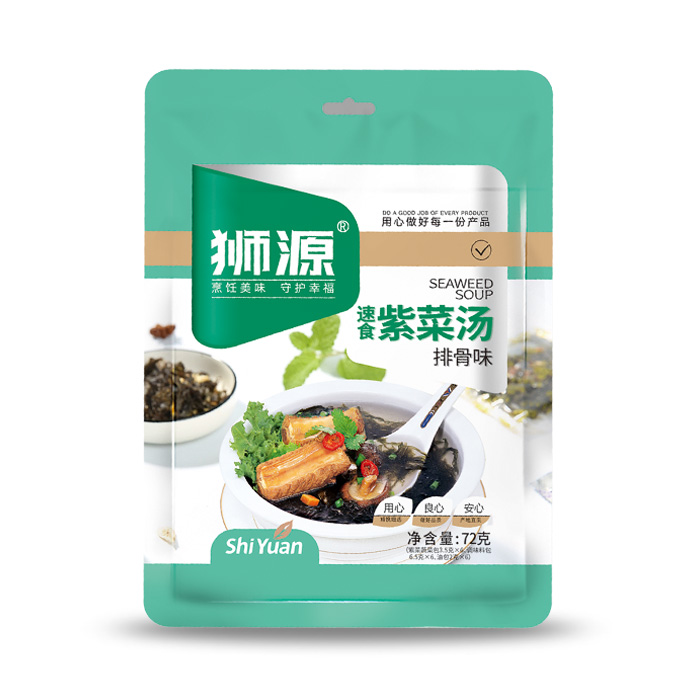 72克速食紫菜汤（排骨味）